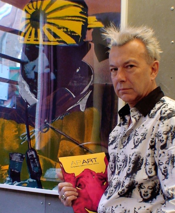 TD  at the art exhibit A-Part in Malmö Sweden